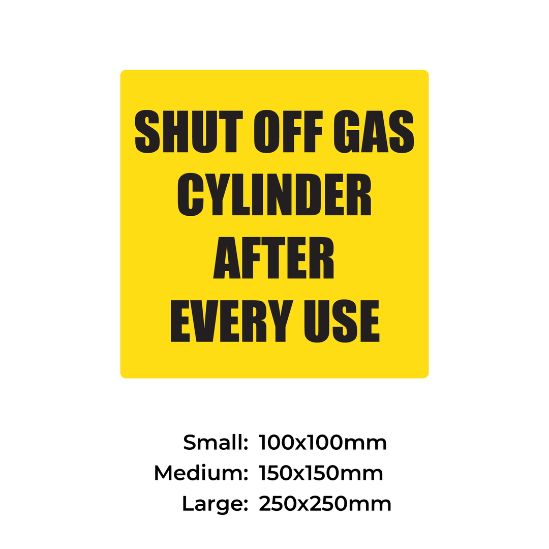 Shut Off Gas Cylinder - S52