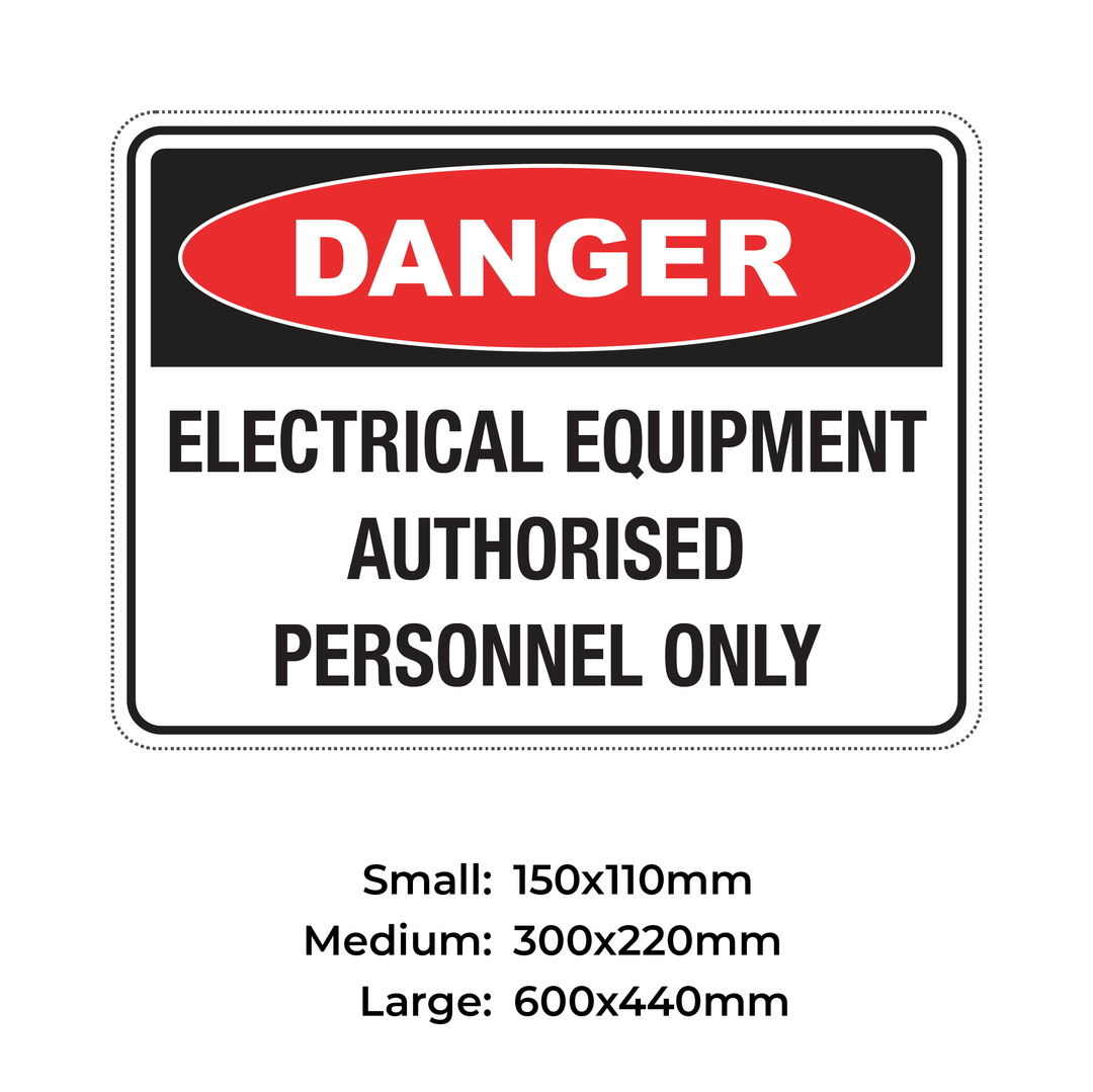 Danger Electrical Equipment - S54