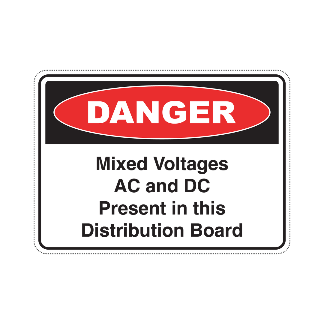 DANGER AC & DC MIXED VOLTAGES - S9