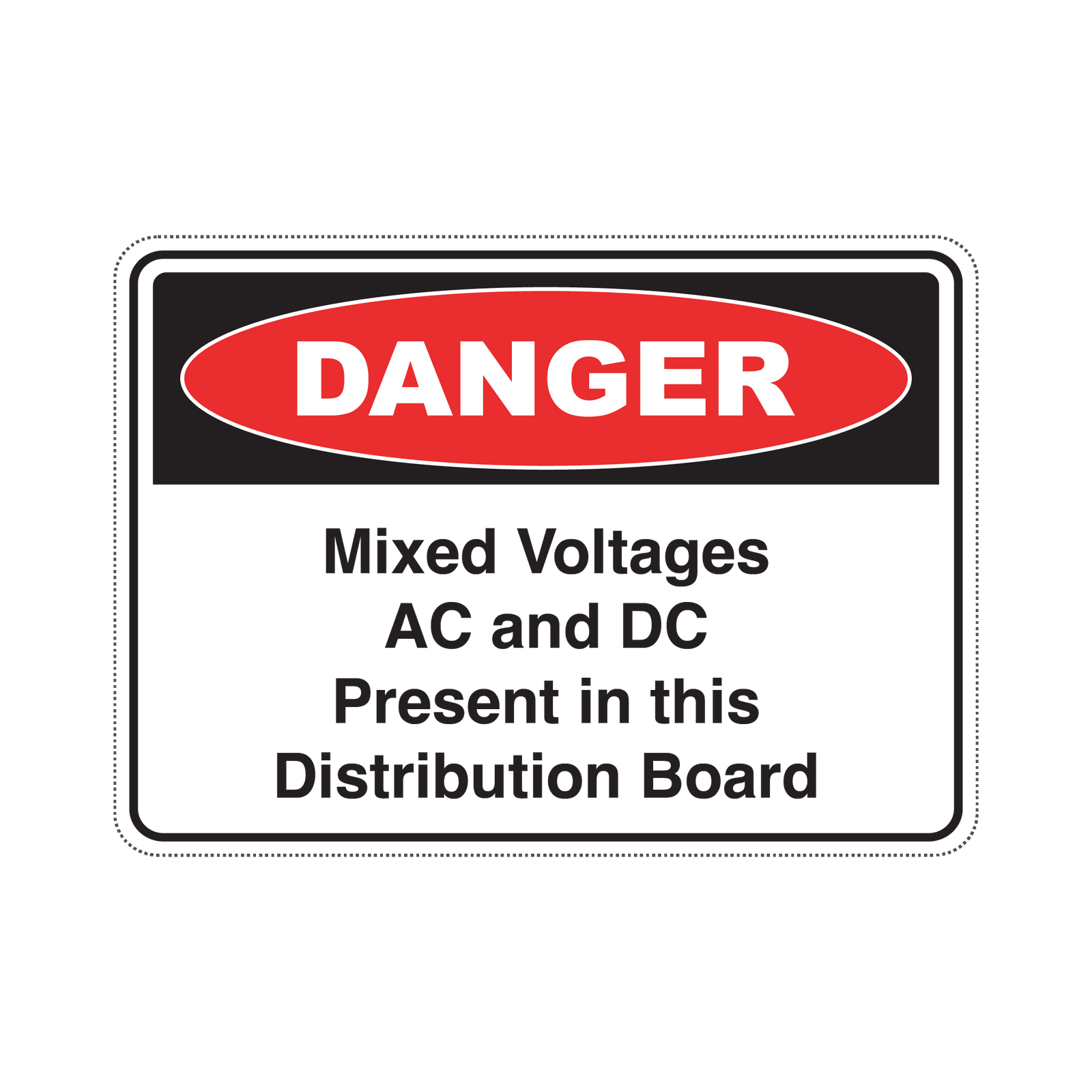 DANGER AC & DC MIXED VOLTAGES - S9