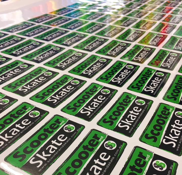 Rectangle stickers with rounded corners