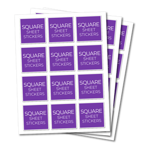 Vinyl Sticker Sheets - Square