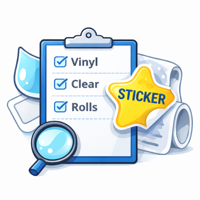 Understanding different sticker types