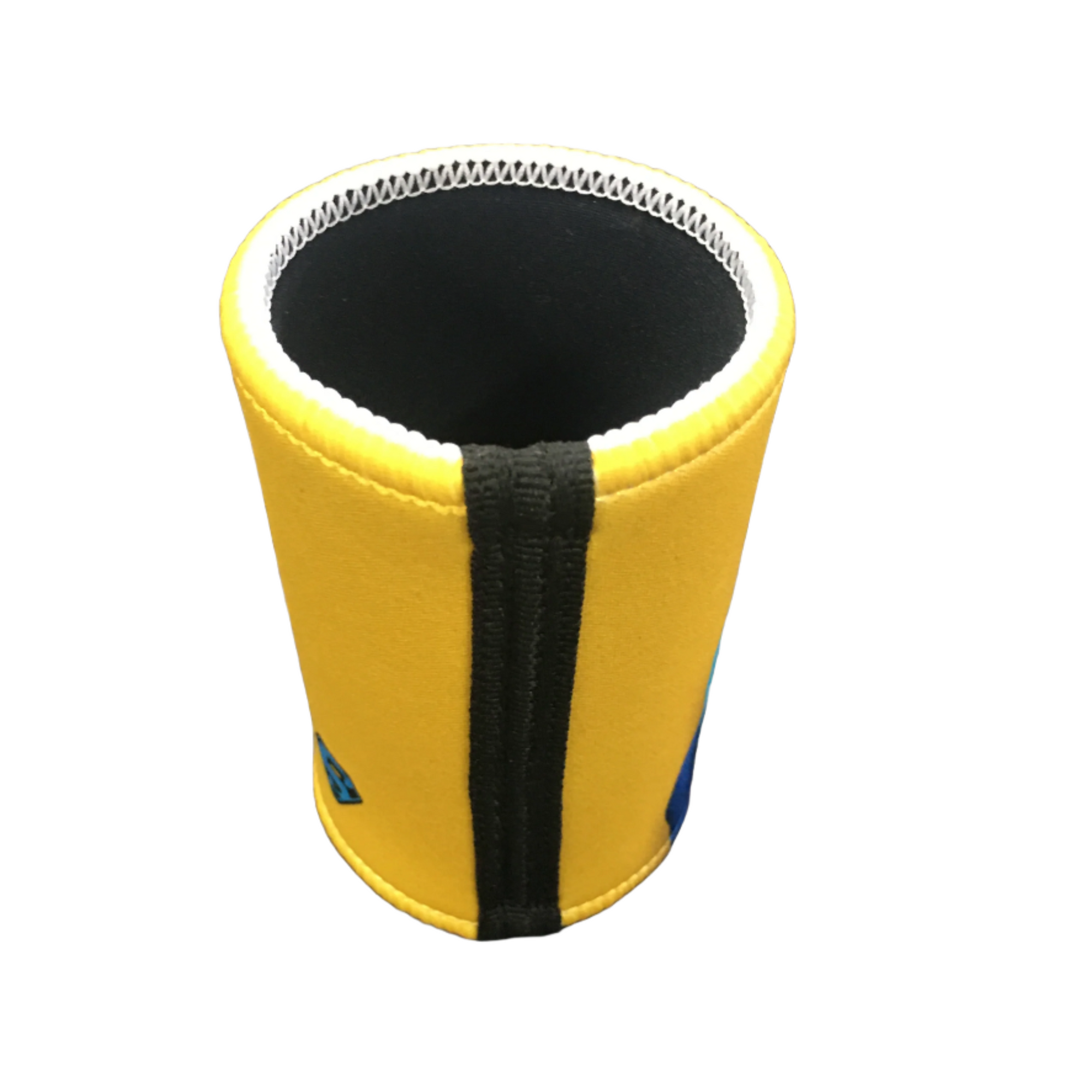 Stubbie coolers with taped seam