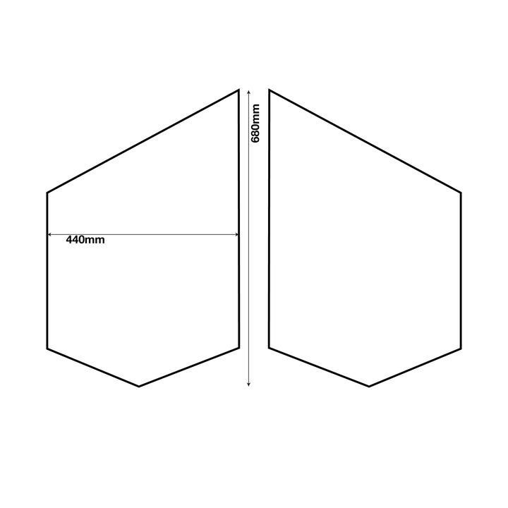 Wall Mounted Flag Kit - End Flag