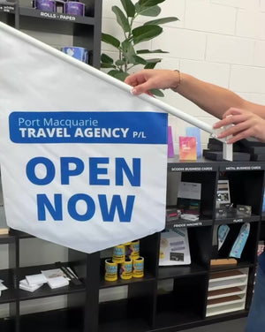 Wall Mounted Flag Kit - End Flag