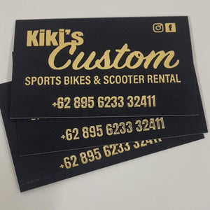 Silver Metal 3D Business Cards