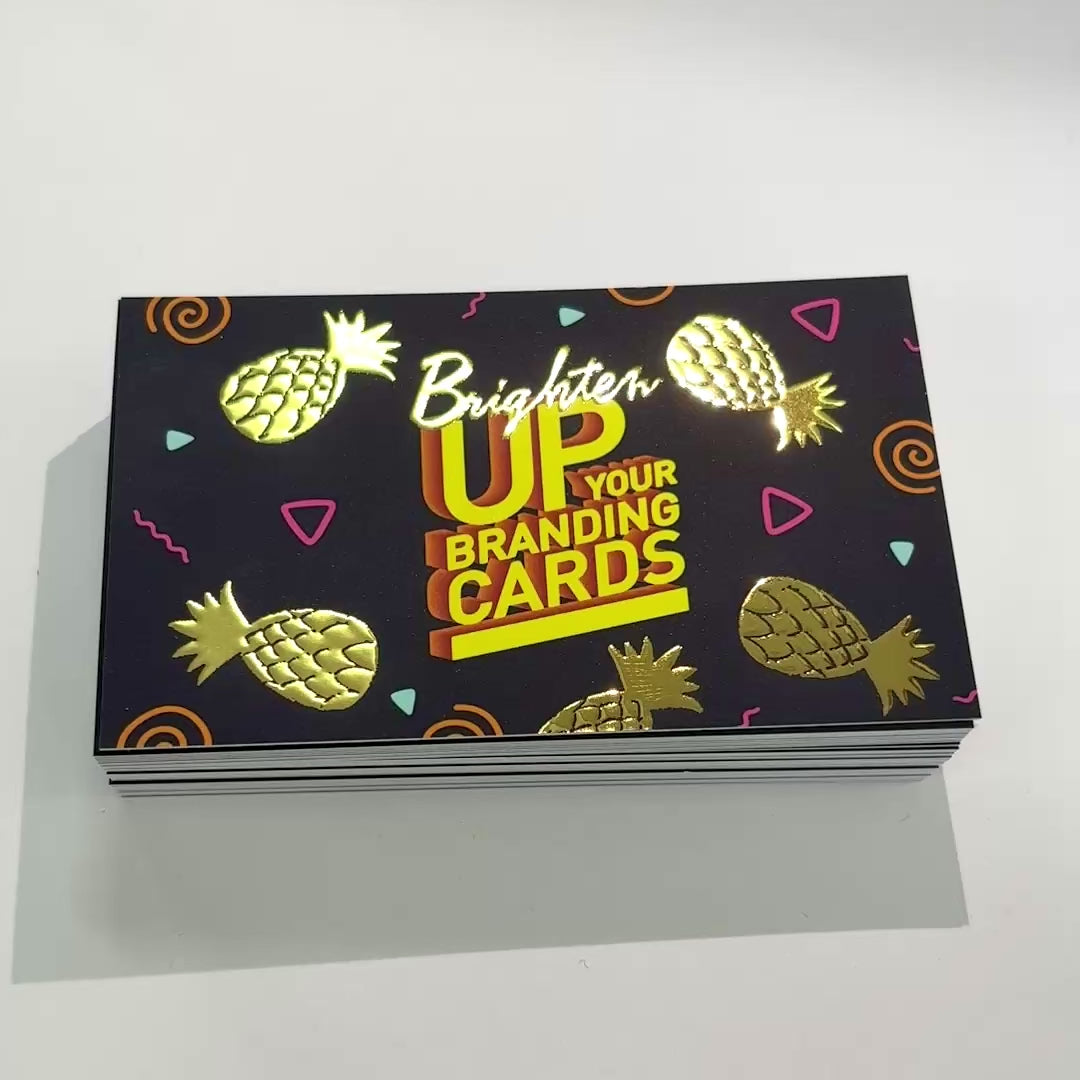 Gold Metal 3D Business Cards