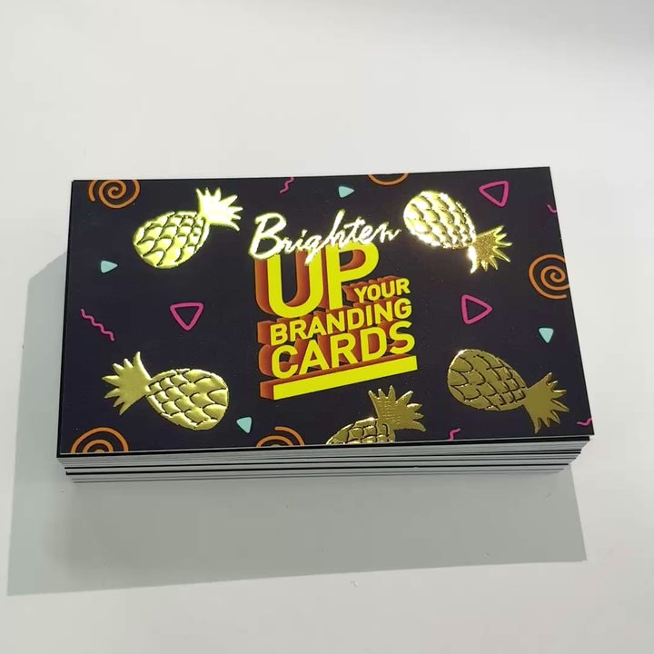 Gold Metal 3D Business Cards