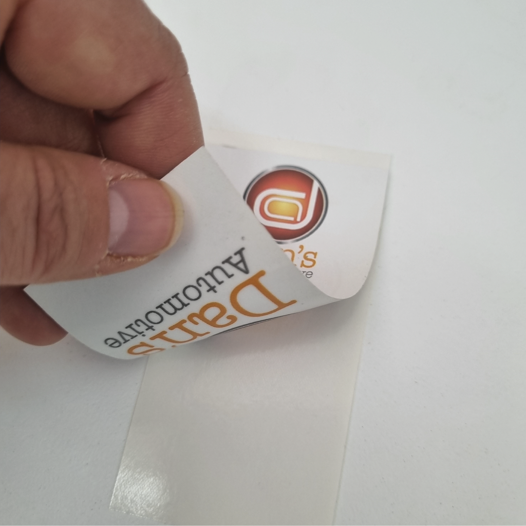 Car Service Stickers - Double Sided