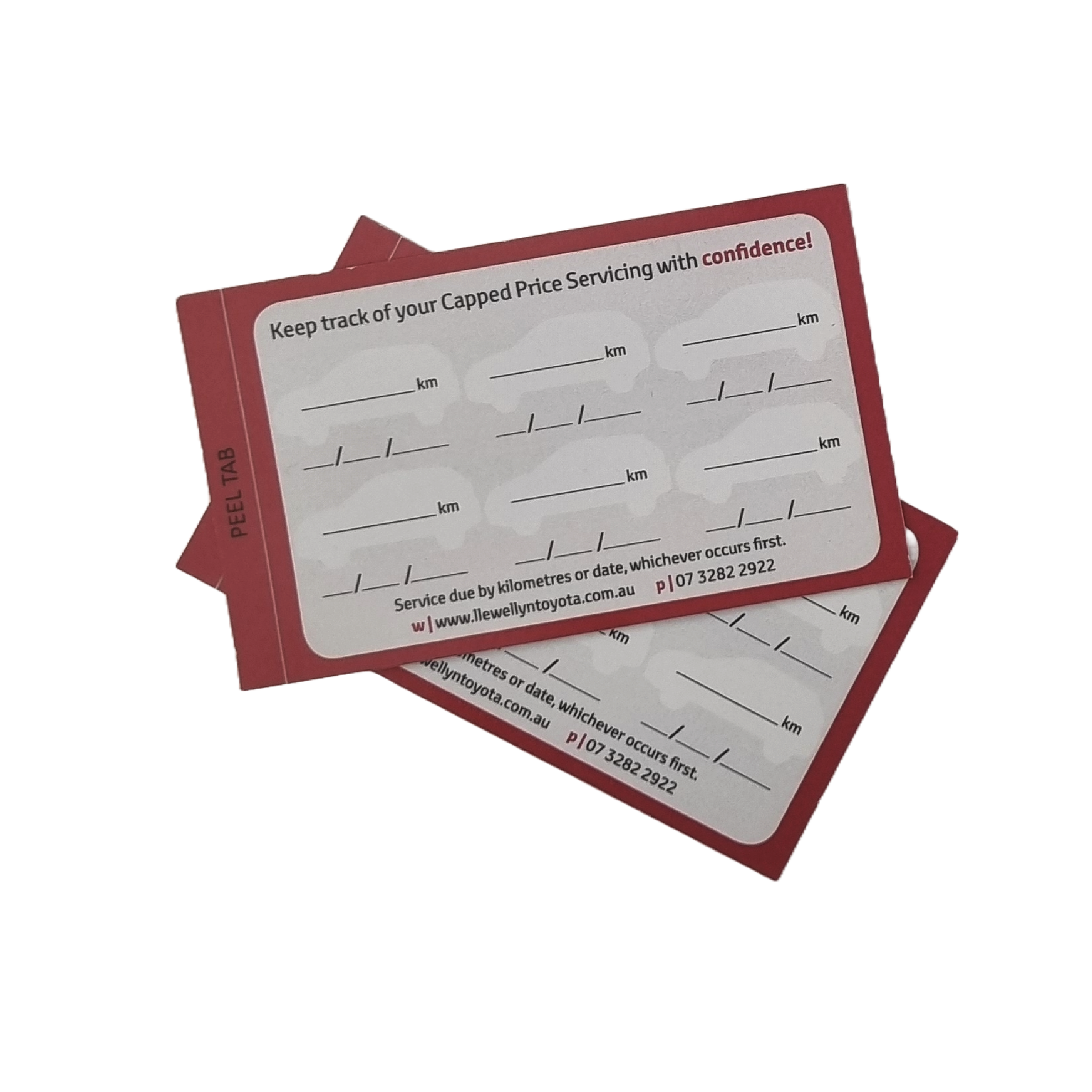 Man Service Sticker Car Service Stickers - Double Sided - Stickerman Australia