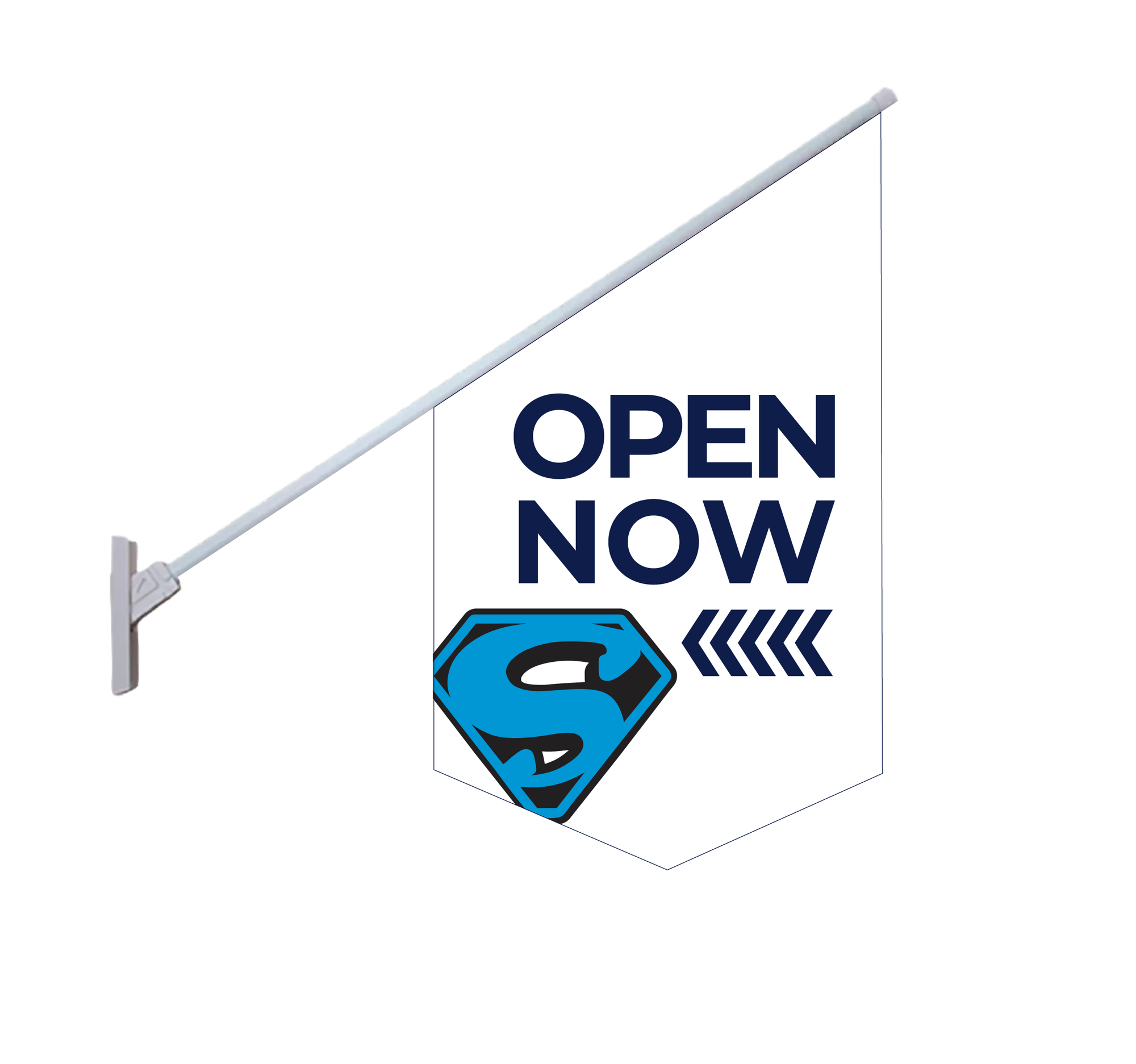 Wall Mounted Flag Kit - End Flag
