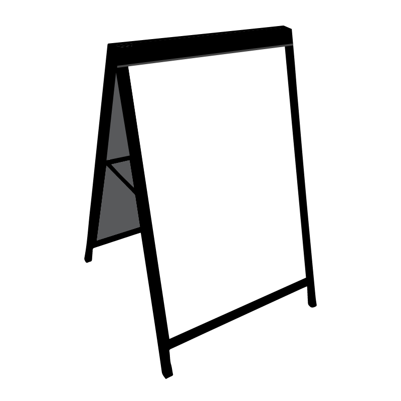 Corflute Insert Aframe, Aframe, Signs