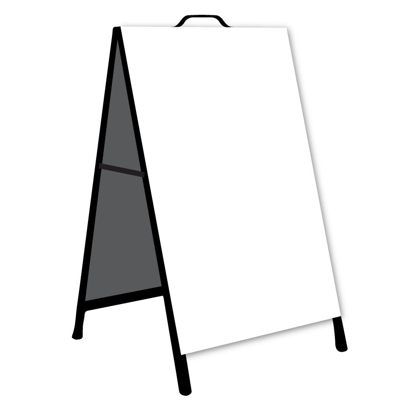 A-Frame - Metal Face - 600x900mm