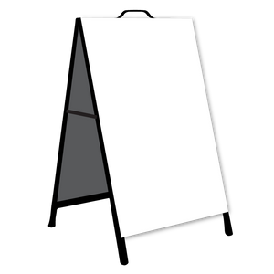 A-Frame - Metal Face - 600x900mm