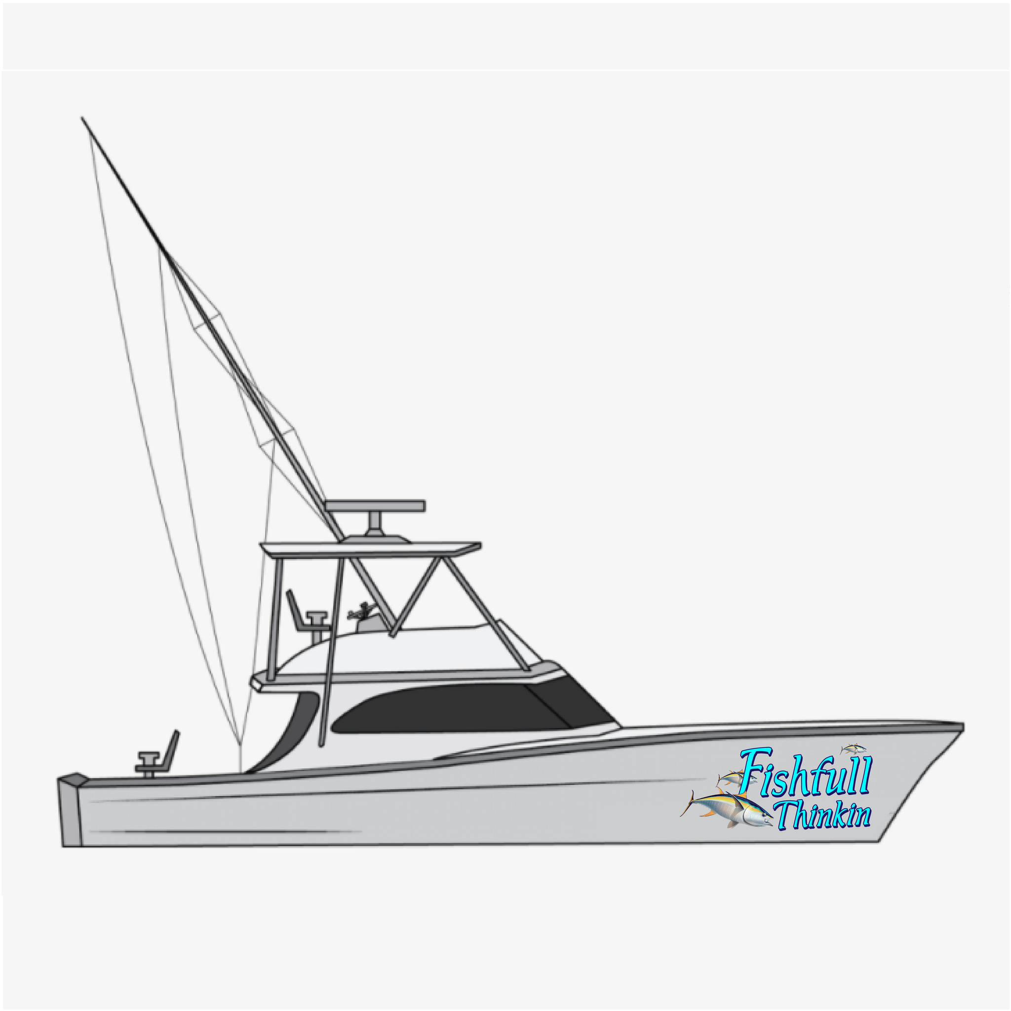 Boat Names - Full colour print & cut transfer stickers - Stickerman  Australia