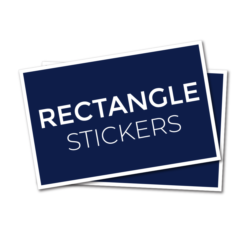 Rectangle stickers