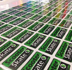 Rectangle stickers with rounded corners