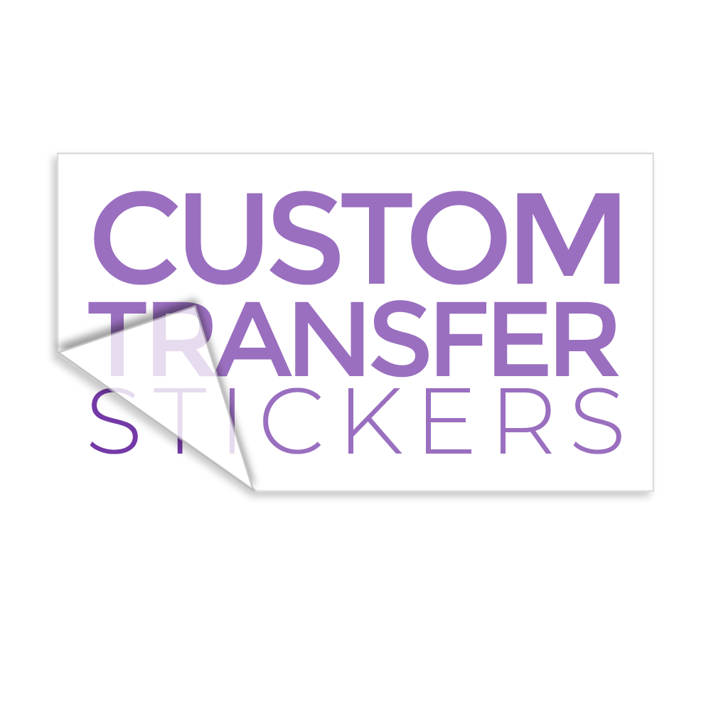Custom One-Color Transfer Stickers